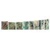 Mother of Pearl Fingerboard Inlays 10-Piece Set Flamed Paua