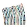 Mother of Pearl Inlay Set for Guitar Rosette Paua Flamed