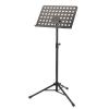 Music Stand with a steel plate, black