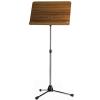 Orchestra Music Stand with  walnut wooden desk K&M 118/1