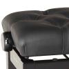 Piano bench with quilted seat cushion - leatherette König and Meyer 13980
