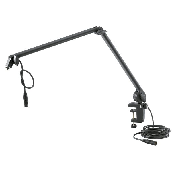 K&M Stands 85060-Black Universal Mic Adapter-34/40mm for Large Microphones