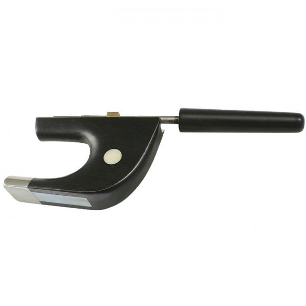 Model 3616 German Style Braided Carbon Fiber Bow with Ebony Fleur-de-Lis Frog D Z Strad Double Bass Bow 