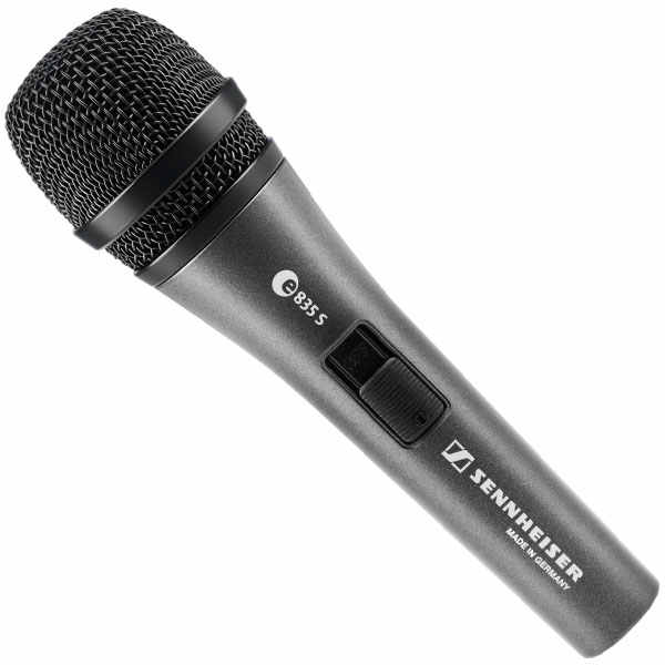 Sennheiser E 835 S Dynamic microphone with an on / off switch