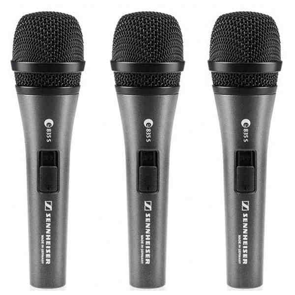 Sennheiser E 835 S Комплект из 3-х микрофонов | Цена, Отзывы, Фото